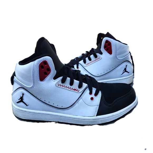 Nike Air Jordan 1 Flight 2 Premium Leather Basketball Sneakers 9 - Picture 6 of 10